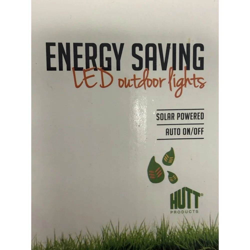 HUTT Solar LED Outdoor Pathway Lights 18 Total 3 Boxes 6-Pack 13